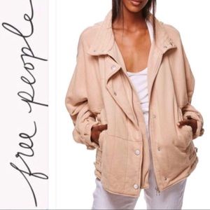 Free People Rose French terry jacket